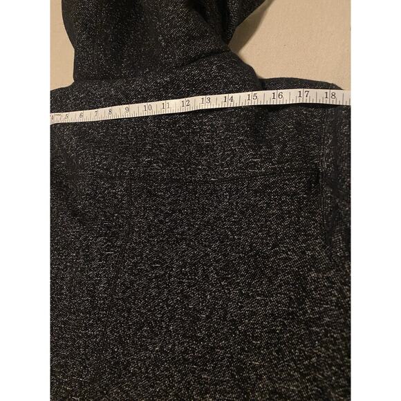 1 Madison Expedition Jacket Womens Large Black/Grey Sherpa Lined Hooded Coat - Picture 15 of 15